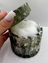 Load image into Gallery viewer, Black and White Alcohol Ink Resin Trinket Box
