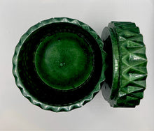 Load image into Gallery viewer, Mica Powder Green Resin Trinket Box
