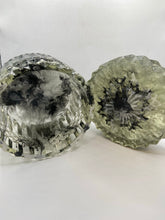 Load image into Gallery viewer, Black and White Alcohol Ink Resin Trinket Box
